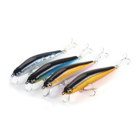 1pcs 7.5cm 6g Fishing Lures 3D Eyes Floating Laser Minnow Hard Aritificial Wobblers Crankbait Plastic Baits Pesca Isca Tackle ► Photo 1/6