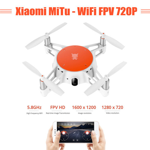 Xiaomi MiTu WiFi FPV With 720P HD Camera Optical Flow Positioning Multi-Machine Infrared Battle Mini RC Drone Quadcopter ► Photo 1/1