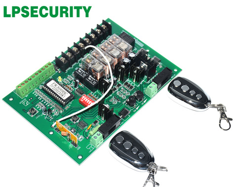 LPSECURITY Swing Gate Opener motor Controller circuit card mother board for 24VDC motor use only ► Photo 1/4