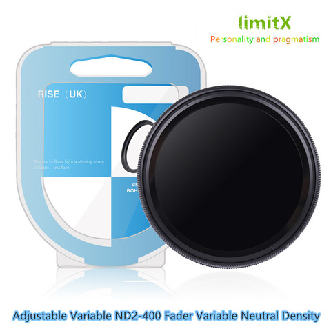 ND2-400 Neutral Density Fader Variable ND filter Adjustable for Sony A6500 A6400 A6300 A6000 A5100 A5000 with 16-50mm lens ONLY ► Photo 1/6