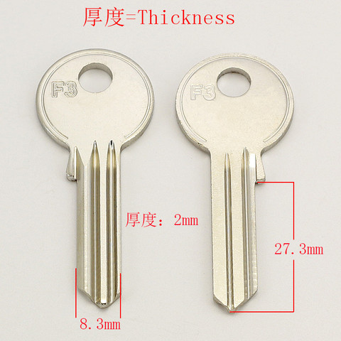 A037 House Home Door F3 Key blanks Locksmith Supplies Blank Keys 25 pieces/lot ► Photo 1/1