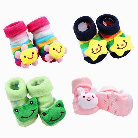 1 Pair cotton Baby socks rubber anti slip Boy Girl floor kids Toddlers autumn spring Animal Infant newborn Cute gift cheap stuff ► Photo 1/6