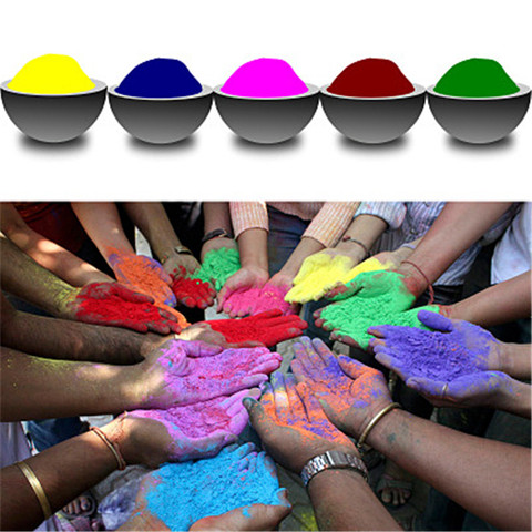 100g/bag Colored Powder For Holi Party Novelty Festival Rainbow Corn Flour  Funny Gadgets Colorful Powder