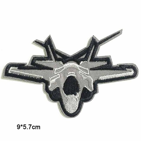 Top Gun Fighter Warplane Iron On Patches Embroidered Clothes Patch For Clothing Clothes Stickers Garment Apparel Accessories ► Photo 1/3