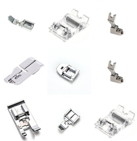 1PCS Foot Presser Rolled Hem Feet Set For Brother Singer Sewing Accessories Domestic Sewing Machine ► Photo 1/6
