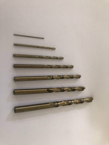 3 3.0 3.1 3.2 3.3 3.4 3.5 3.6 3.7 3.8 3.9 4.0mm HSS-CO M35 Cobalt Steel Straight Shank Twist Drill Bits For Stainless Steel ► Photo 1/1