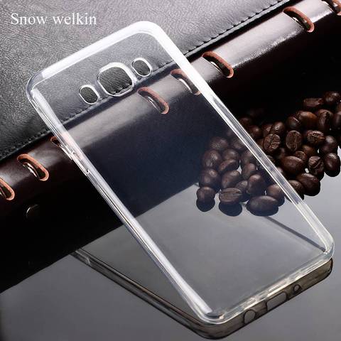 Snow Welkin Transparent Clear Silicone Soft Ultra Thin TPU Back Cover Case For Samsung Galaxy J5 2016 J510FN J510F J7 2016 J710F ► Photo 1/5