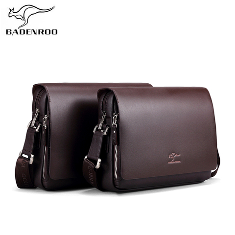 Badenroo New Arrival Brands Leather Male bag Men Business Messenger Bags Briefcase Casual Crossbody Small Shoulder Bags For Man ► Photo 1/6