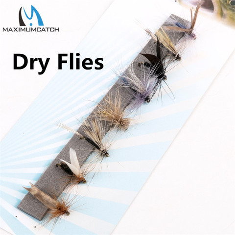 Maximumcatch Fly Fishing Dry Flies #0-14 Assortment 8 Patterns Deluxe Kit High Quality Fishing Flies ► Photo 1/6
