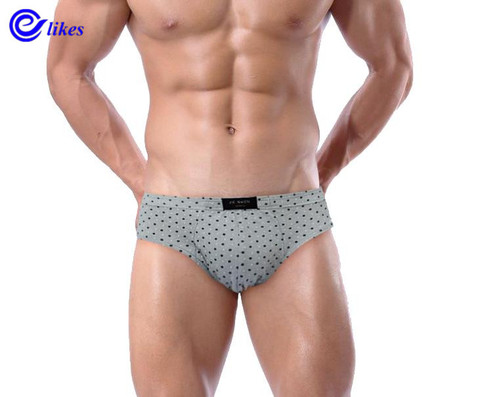 5pcs/lot Plus Big size 100% Cotton Dots Briefs Men's Comfortable Underpants Underwear M to 5XL high quality ► Photo 1/6