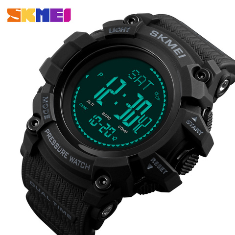 SKMEI Outdoor Watches Mens Pressure Compass Sport Digital Wristwatches Altimeter Weather Tracker Waterproof reloj hombre 1358 ► Photo 1/6