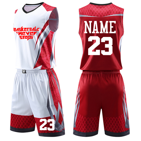 New Men Women Basketball Jersey Sets Uniforms Breathable Cheap Throwback  Basketball Sport Jerseys Custom - AliExpress