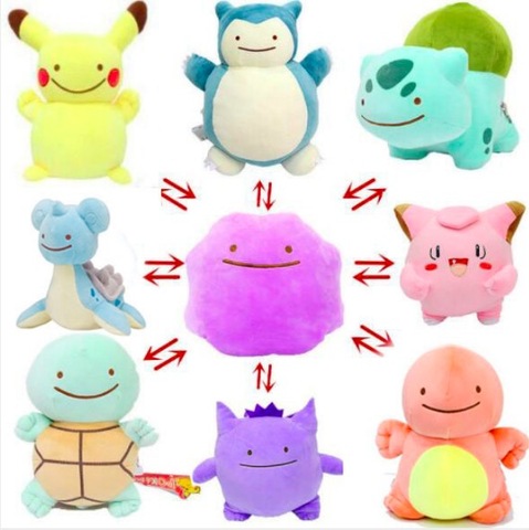 Ditto Plush Toys Soft Stuffed, Pokemon Snorlax Plush Pillow