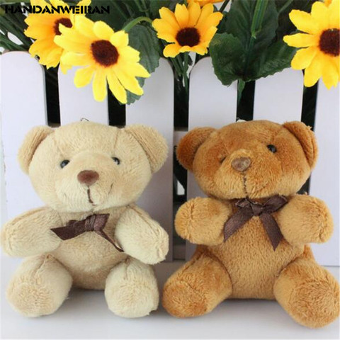 1PCS Plush Bear Toys Small Pendant Mini Cute Soft Stuffed Bears Toy Wedding Activity Gifts Doll For Kids 8.5CM ► Photo 1/6