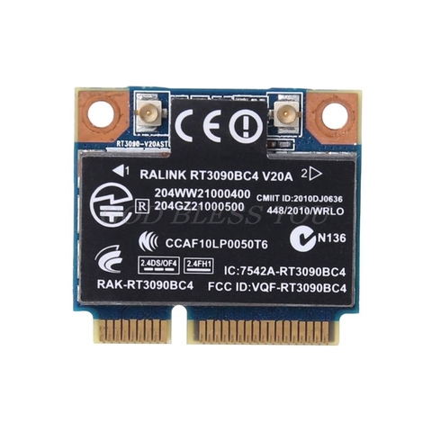 Wireless WiFi Card Bluetooth 3.0 4520s WLAN Mini PCI express For HP RT3090BC4 ProBook Drop Shipping ► Photo 1/6