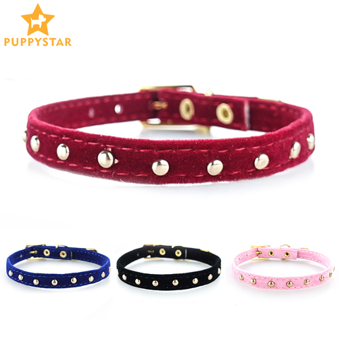 Solid Cat Collar With Bell Safety Cat Collars Kitten Adjustable Puppy Dog Collar For Small Dogs Cats Pet Collars Supplies YS0031 ► Photo 1/6