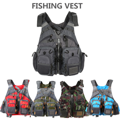 outdoor sport fishing vest men vest respiratory utility fish vest no foam Buy foam can be used as a life jacket ► Photo 1/6