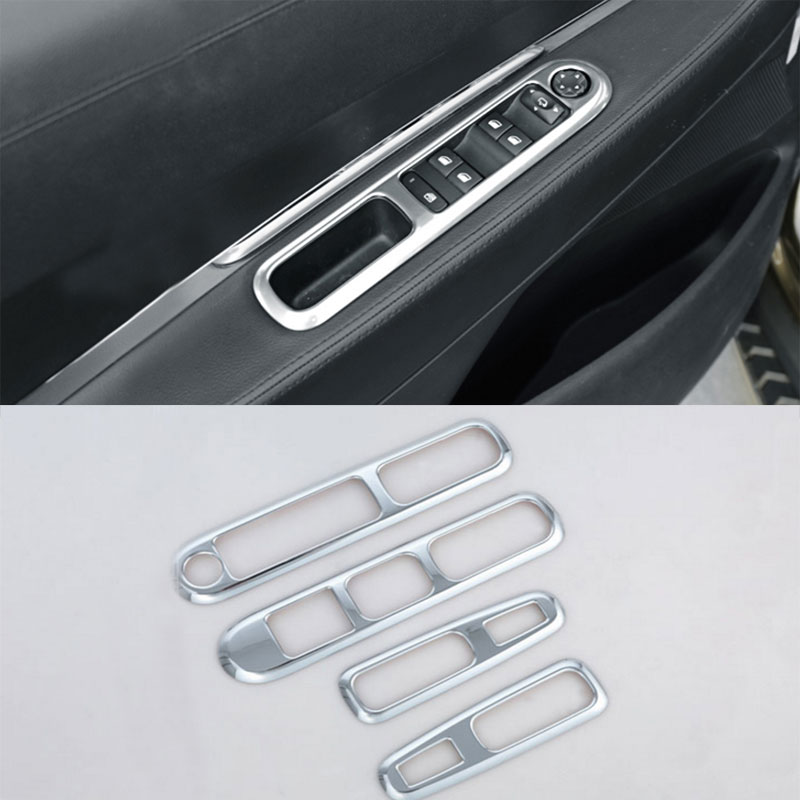 Chrome ABS Door Handle Decoration Set For Peugeot 206 4 High
