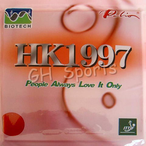 Palio HK1997 GOLD Sticky and HK1997 Biotech Pips in Table Tennis Rubber ► Photo 1/6