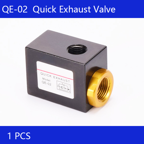 Free Shipping 1Pcs QE-02 QE-03 QE-04 Pneumatic 1/4