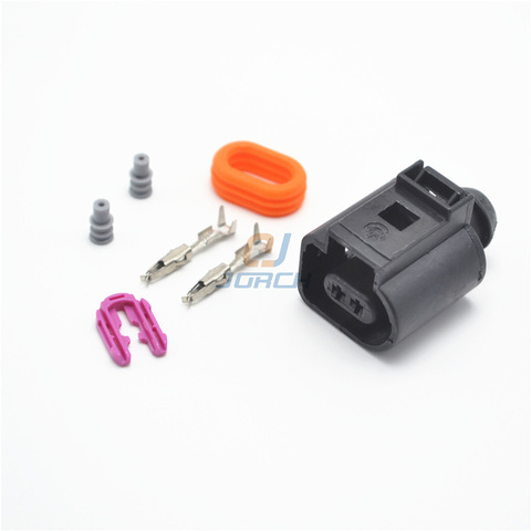 10 Kits Super sealed automotive VW electrical horn plug connector 1.5 series plug 1J0973702 ► Photo 1/4