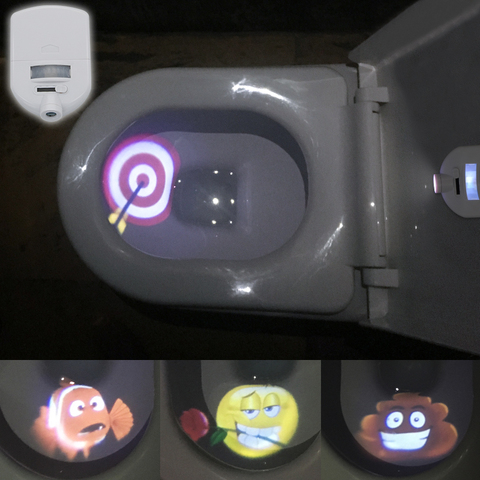 8/16 colors LED smart sensor light Toilet seat night light Motion sensor  waterproof backlight toilet light - AliExpress