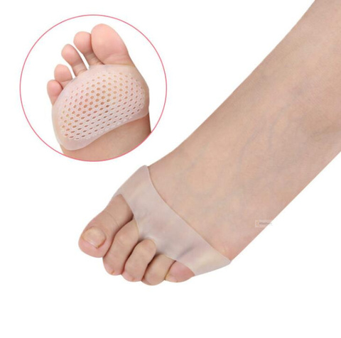 1pair Gel Forefoot Metatarsal Pad Silicon High Heel Othotics Pain Relief Massage Cushion Forefoot Supports Foot Care tools ► Photo 1/4