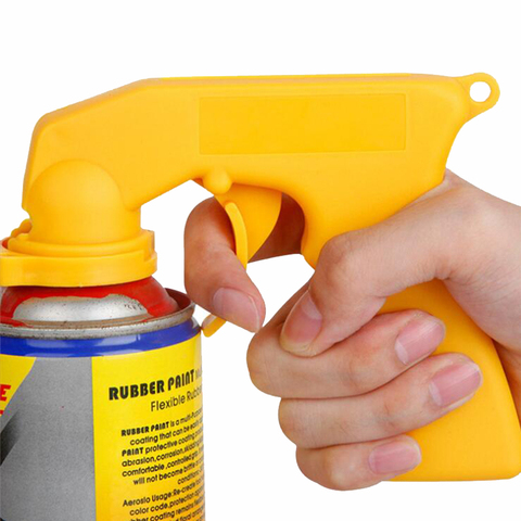 EAFC Spray Adaptor Paint Care Aerosol Spray Gun Handle with Full Grip Trigger Locking Collar Car Maintenance ► Photo 1/6