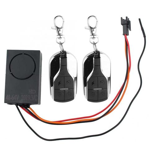 Modified Lithium Electric Car Alarm Wireless Remote Control Alarm Suitable For 48V~64V Electric Control Lock B1 Vibration Alarm ► Photo 1/6