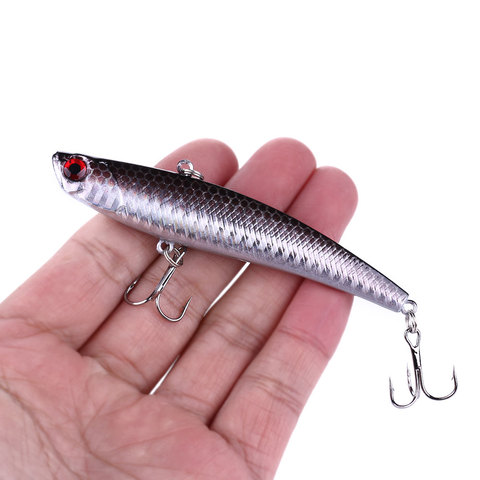 HENGJIA 1PCS 9.5CM/26G Sinking VIB Fishing Lure Minnow Artificial Bait Vibration Winter Ice Wobbler Pesca Fishing Tackle ► Photo 1/6