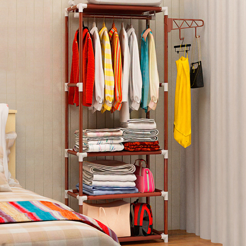 Actionclub Simple Metal Iron, Metal Storage Cabinets For Hanging Clothes