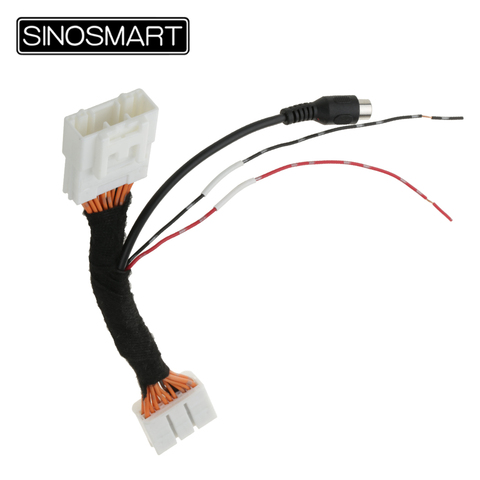 SINOSMART C20 Connection Cable for Mazda 3 Hatchback ATENZA Reversing Camera to OEM Monitor without Damaging the Car Wiring ► Photo 1/5