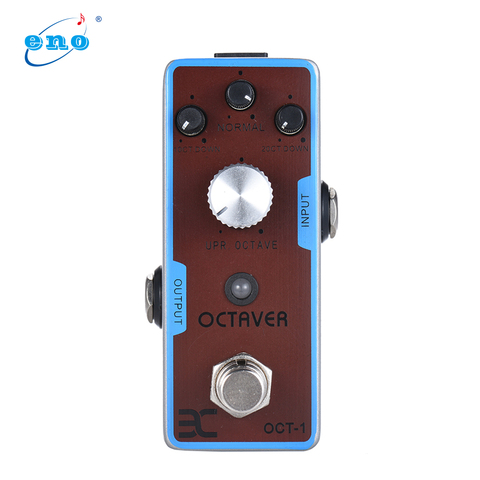 ENO EX OCT-1 OCTAVE Mini Octave Guitar Effect Pedal LED light Indicating True Bypass Metal Shell Octave Guitar Effect Pedal ► Photo 1/6