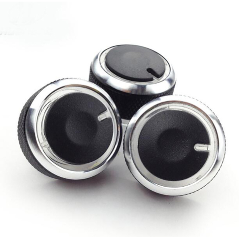 3pcs/set Car Air Conditioning Knobs heat control switch ac knob accessories For Chevrolet Spark Chery QQ3 QQ6 ► Photo 1/1