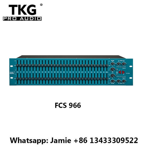 TKG BSS FCS966 FCS 966 Audio EQ High Pass Filter BSS FCS966 Dual 30 Bit Graphic Equalizer karaoke sound audio equalizer ► Photo 1/4