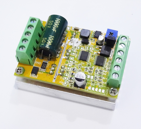 380w 3 Phases Brushless Motor Controller board(No/without Hall sensor) BLDC PWM PLC Driver Board DC 6-50V ► Photo 1/5