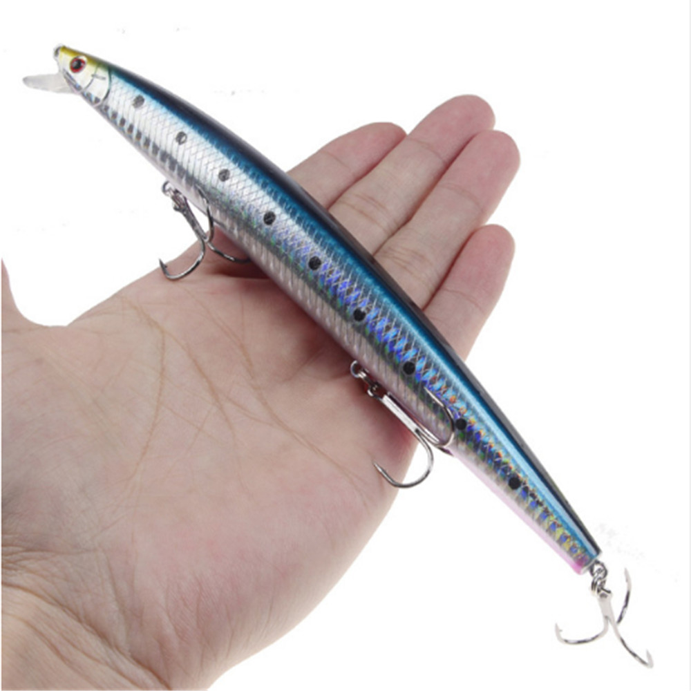 1pcs 18cm 24g Minnow Fishing Lure Laser Hard Artificial Bait