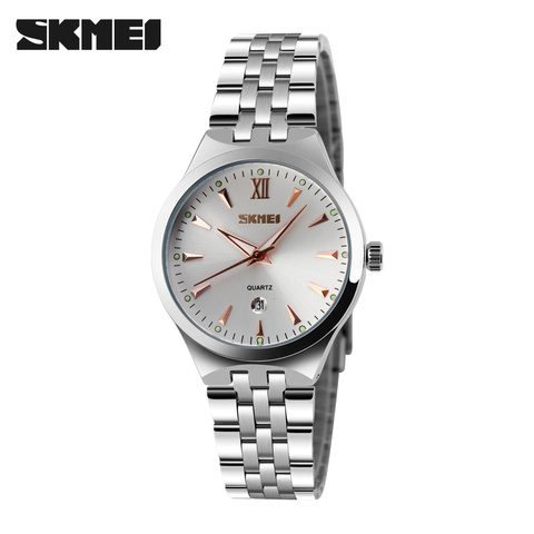 Watches Women Luxury Brand Watch SKMEI Quartz Wristwatches Fashion Sport Stainless Steel Casual Watch relogio feminino ► Photo 1/6