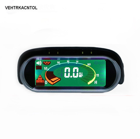 VEHTRKACNTOL 12v/24v Truck Car Oil Pressure Gauge Engine Oil Pressure Meter Monitor Displayer Sunshield ► Photo 1/1