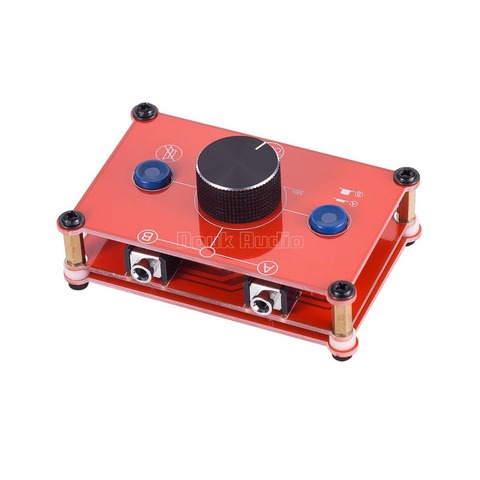 MC102 RED 2 ports 3.5mm A/B Selector Audio Switcher Volume Passive Preamp Splitter ► Photo 1/1