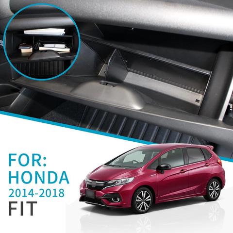 Smabee Car Glove Box Interval Storage for Honda Fit Jazz 2014 ~ 2022 Storage Console Tidying Box Central Co-pilot Storage Box ► Photo 1/5