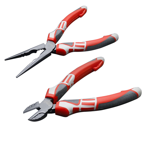 ELECALL Wire cutter pliers Long nose nippers Diagonal pliers Beading Cable Wire Side Cutter Cutting Nippers hand tools ► Photo 1/6