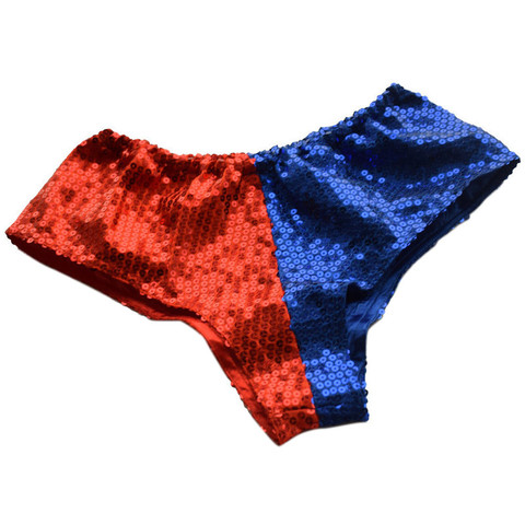 Takerlama Harley Quinn Sequins Underwear Shorts Lined Pants Suicide Squad Cosplay Costume ► Photo 1/4