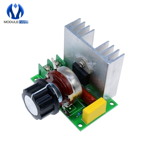 4000W SCR Electronic Voltage Regulator Speed Controller Control Board Governor Dimmer High Power Module AC 220V Resistive Load ► Photo 1/6