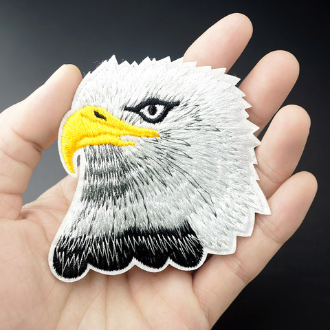 Eagle Size:7.5x7.8cm Patch for Clothing Iron on Embroidered Sew Applique Cute Fabric Badge DIY Apparel Accessories ► Photo 1/6