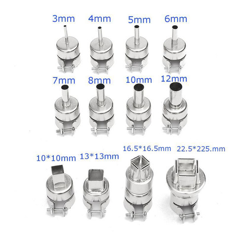 12 Pcs A1125 A1126 Heat Gun Rework Nozzle Set For 850 Hot Air Soldering Station ► Photo 1/1