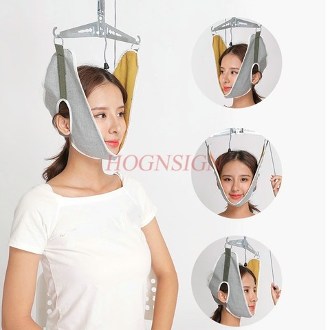 Cervical traction device home stretching medical hanging cervical spondylosis neck treatment device neck orthosis traction frame ► Photo 1/5