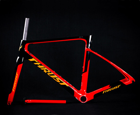 2022 New Design Bicycle Carbon Road Frame Ultralight 950G Road Bike Frame PF30 BB30 BSA Carbon Bike Frame XXS XS S M L thrust ► Photo 1/1