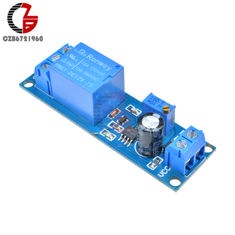 2200W NE555 Time Delay Relay Shield DC 12V Adjustable Time Relay Timing Delay Timer Control Switch Duty Cycle Pulse Generation ► Photo 1/6