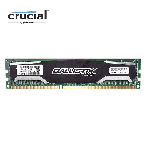 Crucial Ballistix Sport DDR3 8G 1600MHZ CL9 240pin PC3-12800